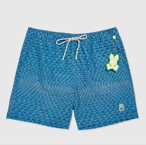 Psycho Bunny Haines Swim Trunk (Atomic Blue)